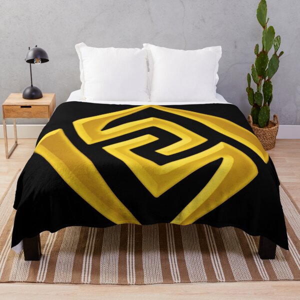 Item preview, Genshin Impact Symbol Element Geo Earth – Liyue - 3D Vibrant Colours designed and sold by Fregoulix.