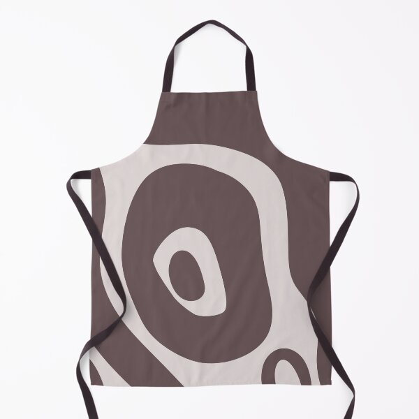 Item preview, Liquid Swirl Abstract Maximalist Pattern Retro Aesthetic Groovy Style Walnut Brown designed and sold by scorpiolane.