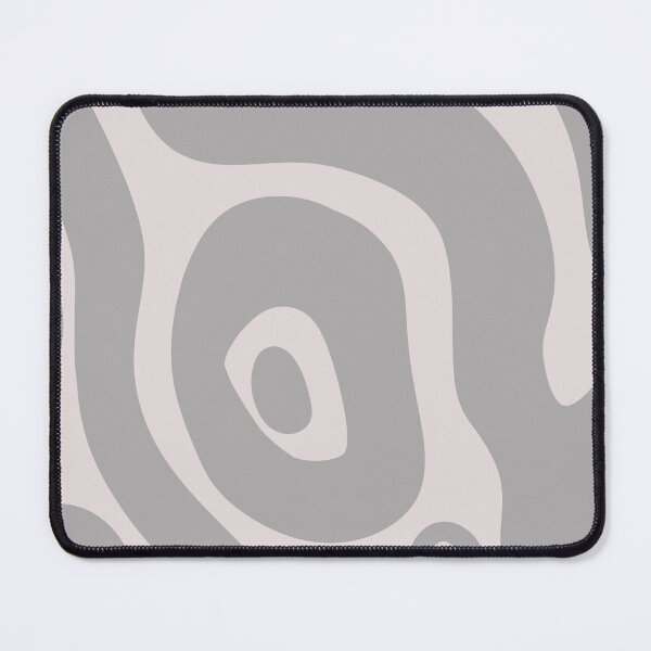 Item preview, Liquid Swirl Abstract Maximalist Pattern Retro Aesthetic Groovy Style Gray Taupe designed and sold by scorpiolane.