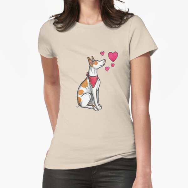 Ibizan Hound Liebe Tailliertes T-Shirt