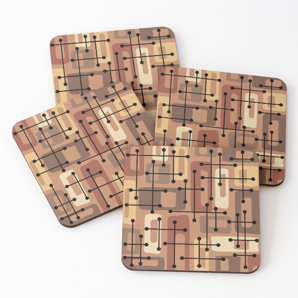 Item preview, Retro Mid Century Modern Abstract Pattern designed and sold by tonymagnerart.