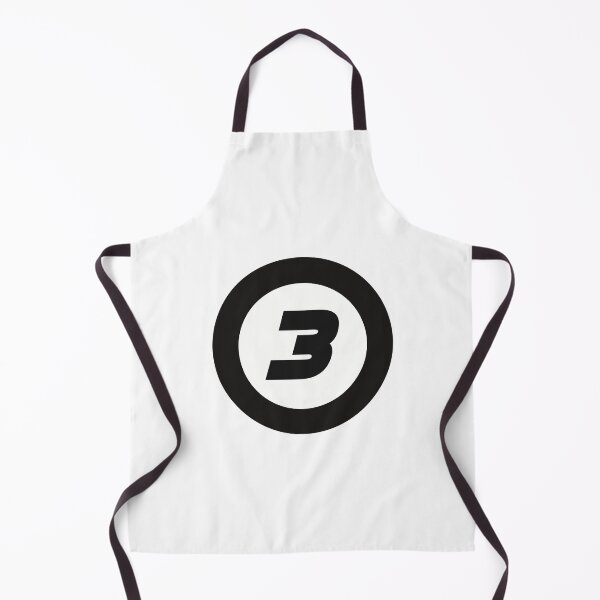 Item preview, Number 3 in black and white circle designed and sold by Krista Robertson.