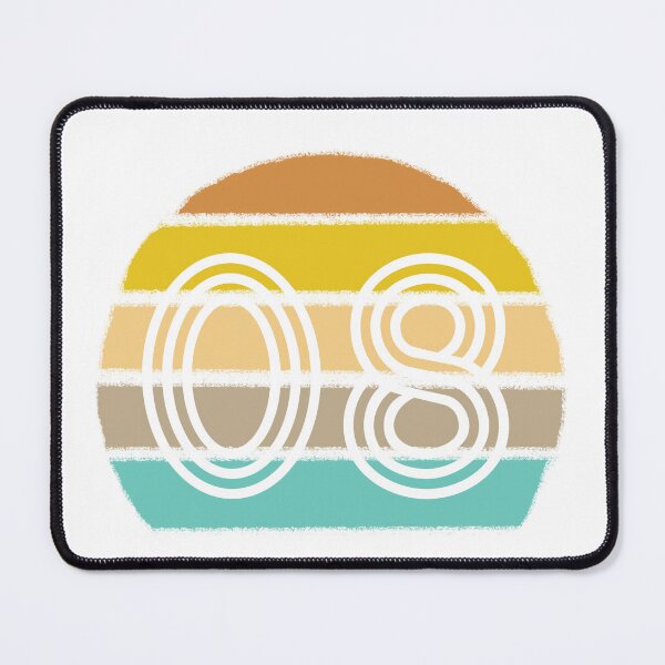 Item preview, Number 08 on Retro Sunset designed and sold by rhombusOnion.