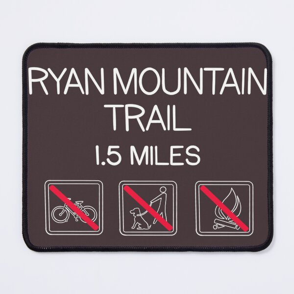 Item preview, Full Ryan Mountain Trail Sign designed and sold by Mountain Bound Designs.
