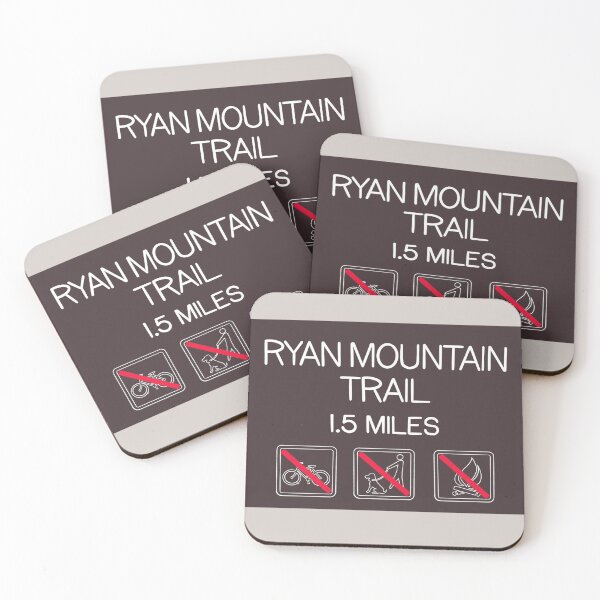 Item preview, Full Ryan Mountain Trail Sign designed and sold by Mountain Bound Designs.
