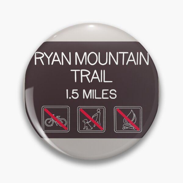 Item preview, Full Ryan Mountain Trail Sign designed and sold by Mountain Bound Designs.