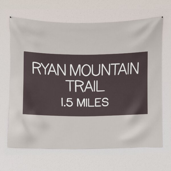 Item preview, Ryan Mountain Trail Sign designed and sold by Mountain Bound Designs.