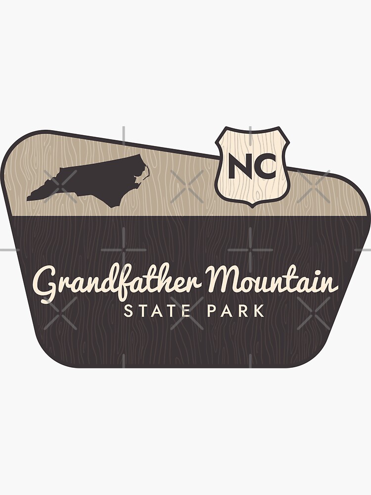 "Grandfather Mountain State Park North Carolina Vintage Sign