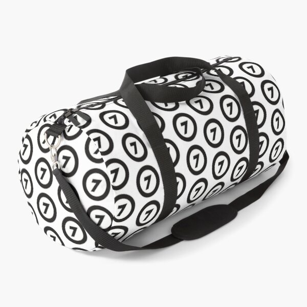 Item preview, Number 7 in black and white circle designed and sold by Krista Robertson.