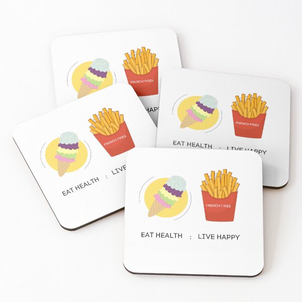 Item preview, Eat Healthy Live Happy designed and sold by maryam jelani.