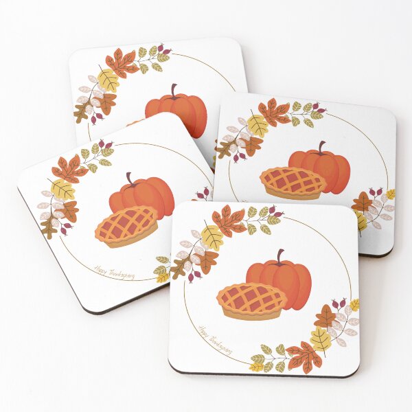 Item preview, Happy Thanksgiving circle with pie and pumpkin designed and sold by P3113creates.