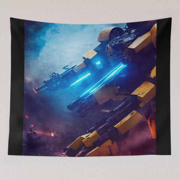 Item preview, Futuristic Mech Berserker Warrior designed and sold by Stanley de Wekker.