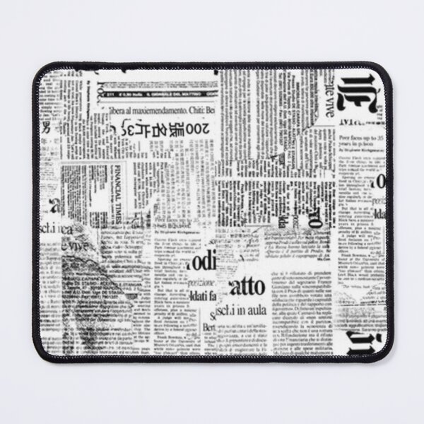 Item preview, newspaper print designed and sold by MIJAK.