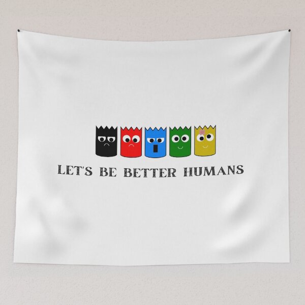 Item preview, 'Let's Be Better Humans' Illustration  designed and sold by deepakrode7.