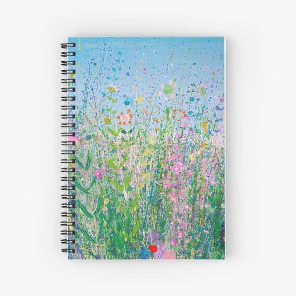 Blue floral beauty Spiral Notebook