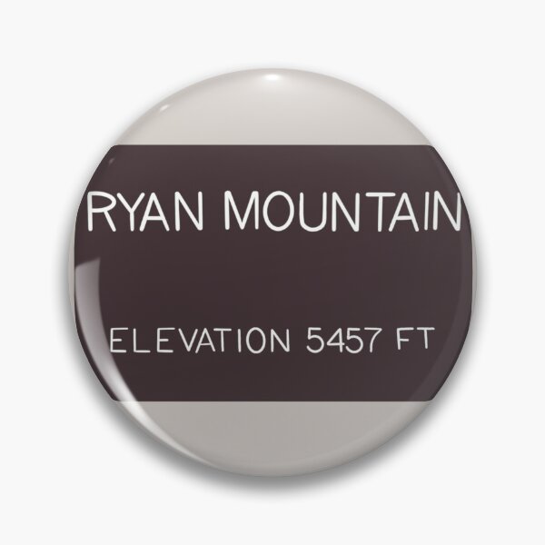 Item preview, Ryan Mountain Trail Elevation Sign designed and sold by Mountain Bound Designs.