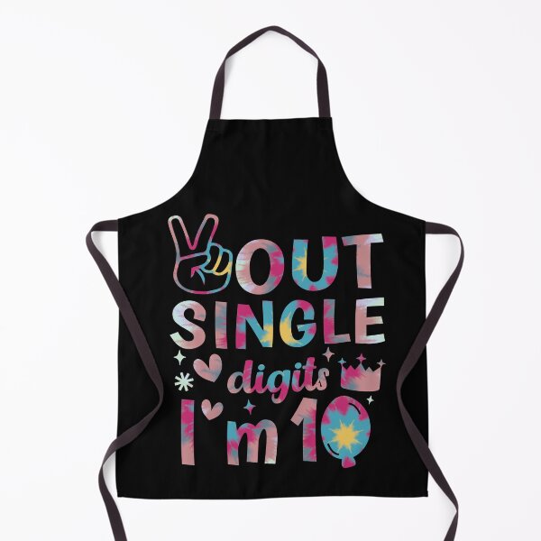 Item preview, Peace Out Single Digits I'm 10th Birthday Girl Tie Dye designed and sold by Sasikharn.