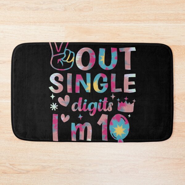 Item preview, Peace Out Single Digits I'm 10th Birthday Girl Tie Dye designed and sold by Sasikharn.