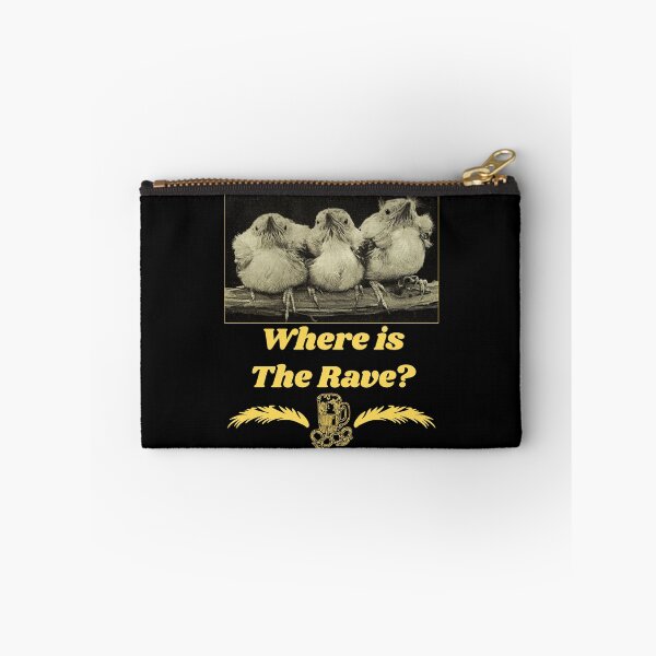 Item preview, Where is The Rave? - Chicks T-shirt design designed and sold by Ridiculam Toga.