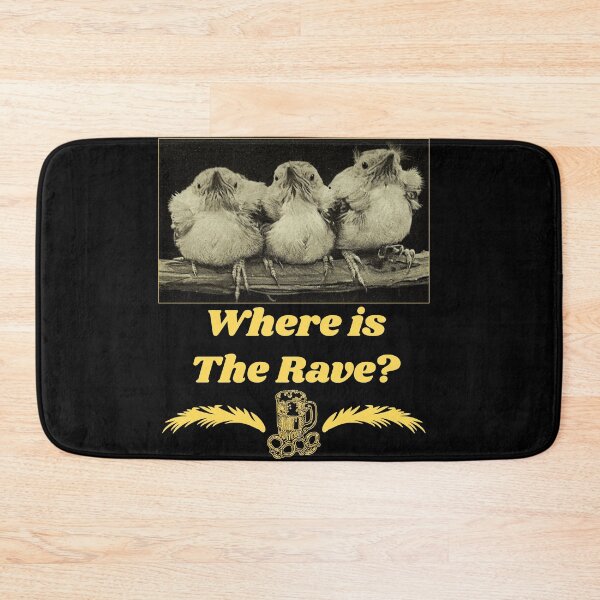 Item preview, Where is The Rave? - Chicks T-shirt design designed and sold by Ridiculam Toga.