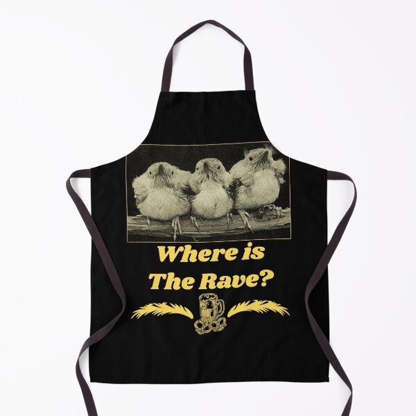 Item preview, Where is The Rave? - Chicks T-shirt design designed and sold by Ridiculam Toga.