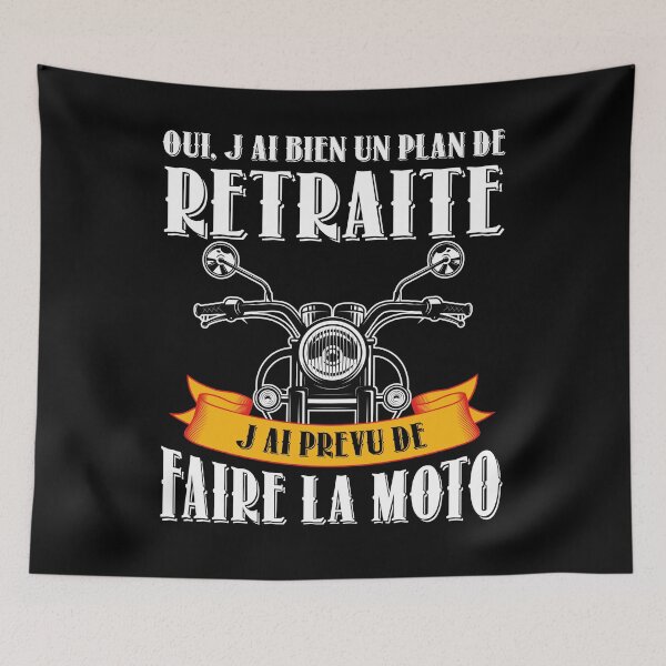 Item preview, Oui Jai Bie Un Plan De Retraite J ai Prevu De Faire La Moto designed and sold by Tatus Brinal.