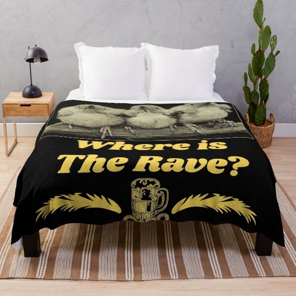 Item preview, Where is The Rave? - Chicks T-shirt design designed and sold by Ridiculam Toga.