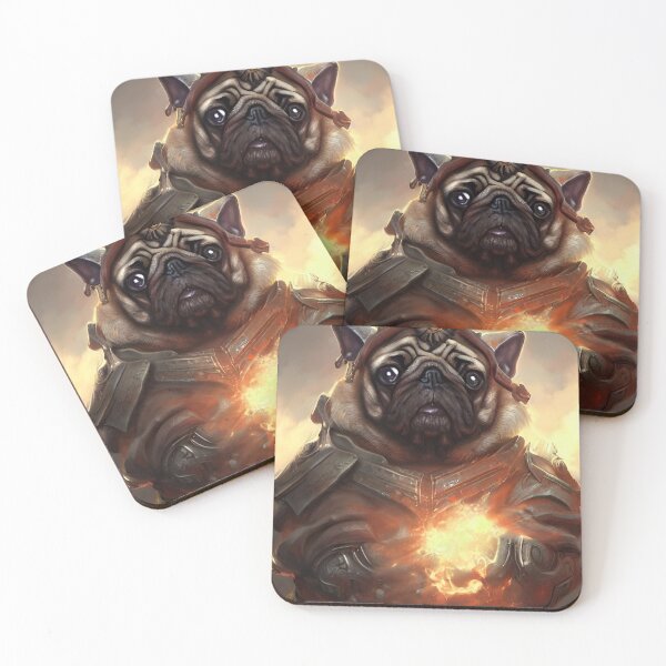 Item preview, AI Generated Art, War Pug designed and sold by RabbitHoleMI.