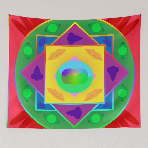 Item preview, Psychonauts 2 Senses mural design designed and sold by GrizzlySleuth.
