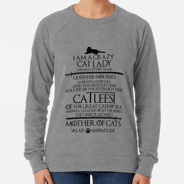 Crazy Cat Lady In Training Cool Gift Edgy Sarcastic Kitten Hoodie Sweatshirt 