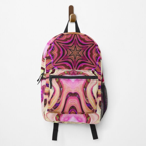 Item preview, Boho Vibes Abstract Kaleidoscope Maximalism Hippie Style Eclectic Mix of Pink Lilac Cream 7 of 16 designed and sold by Beachy.