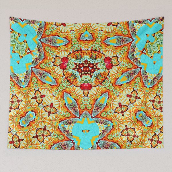 Item preview, HARMONIOUS COCKTAIL OF ARUBA SHELLFISH - UNFORGETTABLE ARUBA CHRISTMAS SOUVENIRS - ARUBAN PARADISE ISLAND ABSTRACT GEOMETRIC PAINTING - ARUBAN ABSTRACT FLAG INSPIRATION - ARUBA ONE HAPPY ISLAND. designed and sold by Ralek.