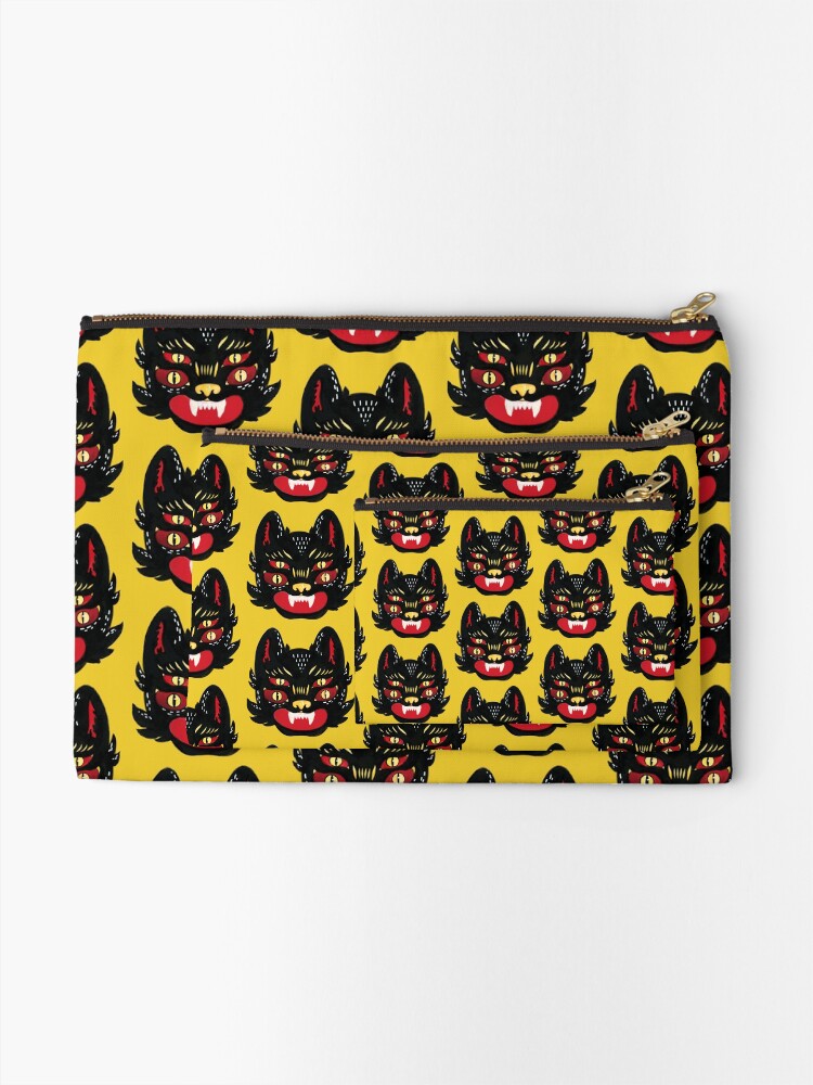 Alternate view of Golden Eyes Zipper Pouch