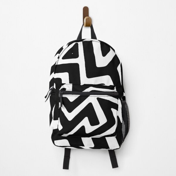 Item preview, Geometric retro black white pattern chaotic lines designed and sold by IMNIUM.