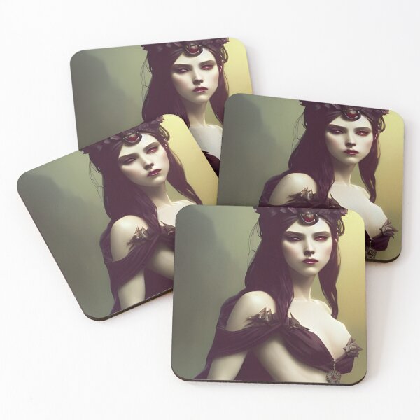 Item preview, Stunning Vampire Queen Alluring Seductress Mesmerizing Beautiful Dark Artwork designed and sold by Eliteijr.