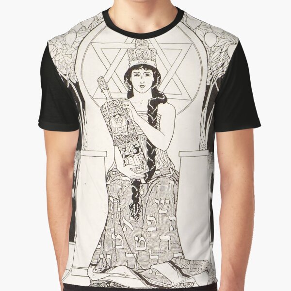HD. The Queen of Sabbath; ,by Ephraim Moses Lilien (1900) Graphic T-Shirt