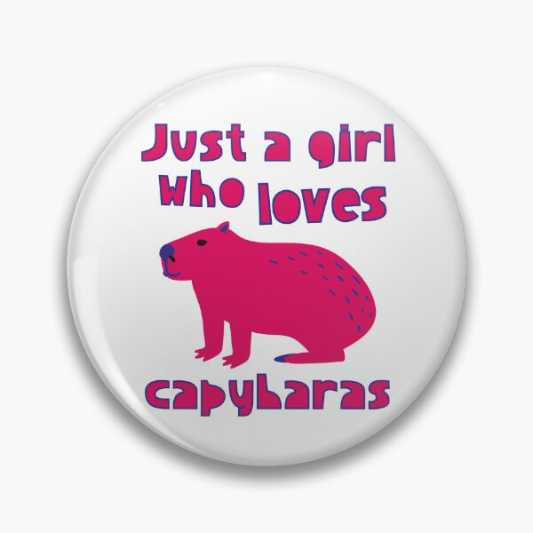 Item preview, Just A Girl Who Loves Capybaras designed and sold by LiToDesignCo.
