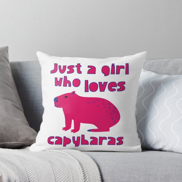 Item preview, Just A Girl Who Loves Capybaras designed and sold by LiToDesignCo.