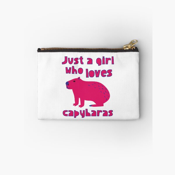 Item preview, Just A Girl Who Loves Capybaras designed and sold by LiToDesignCo.