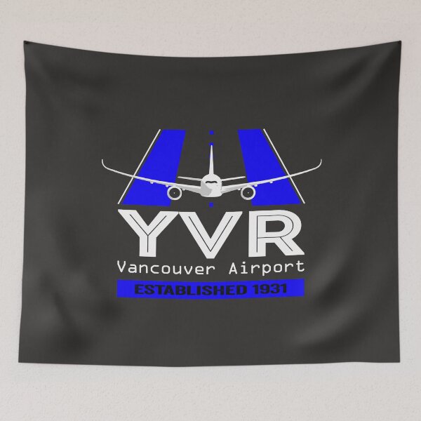 Item preview, YVR Airport Vancouver Canada - Plane Design designed and sold by FouDeeziner.