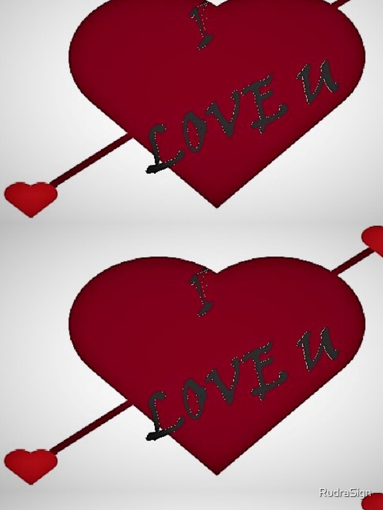 Thumbnail 4 of 4, iPhone Case, I Love U designed and sold by RudraSign.