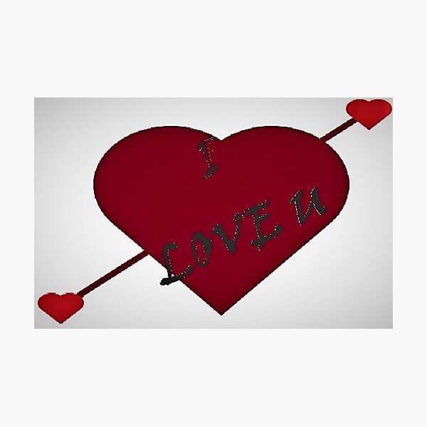 Item preview, I Love U designed and sold by RudraSign.