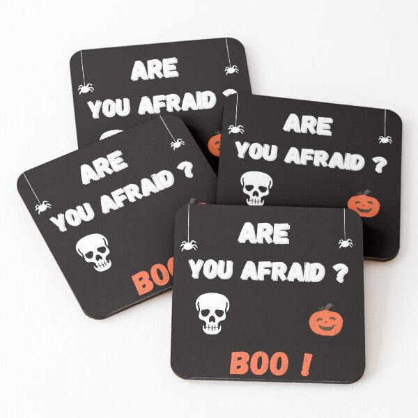 Item preview, are you afraid boo gift halloween designed and sold by Scelai.