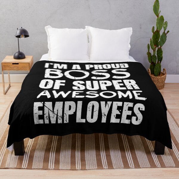 Item preview, I'm A Proud Boss Of Super Awesome Employees Boss Day designed and sold by saifuddin shifat.