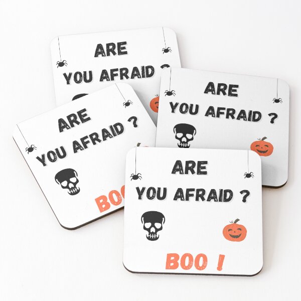 Item preview, are you afraid boo gift halloween designed and sold by Scelai.