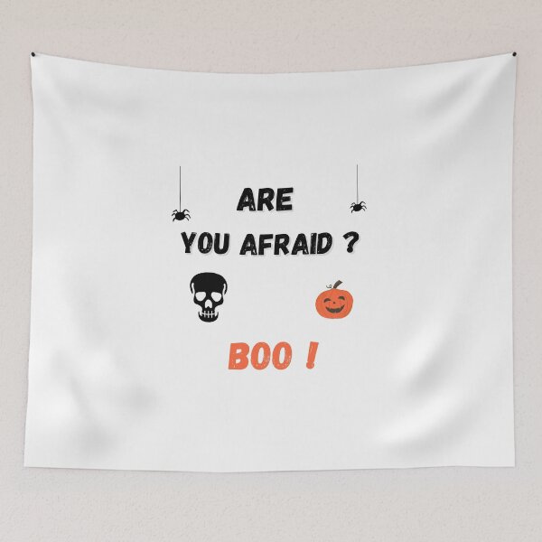 Item preview, are you afraid boo gift halloween designed and sold by Scelai.
