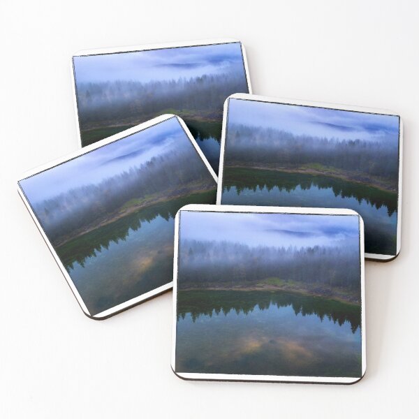 Item preview, Nature in a suqare Wonderful lake designed and sold by HarriPaloma.
