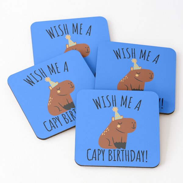 Item preview, Wish Me A Capy Birthday designed and sold by LiToDesignCo.