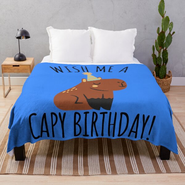 Item preview, Wish Me A Capy Birthday designed and sold by LiToDesignCo.