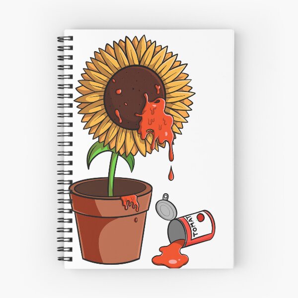 Aperçu de l'œuvre Soupe aux tomates et tournesols - 2022 Drôle créée et vendue par MidwinterMakes.